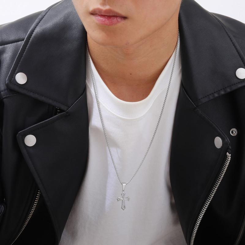 Маленькие крестики Хип-хоп ожерелья для женщин мужчин Ретро личность Подвеска Аксессуары Религия Вера Ювелирные изделия Подарок