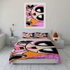 Powerpuff Girls Cartoon Print Bedding Set Bedding set (1 duvet cover, 2 pillowcases, duvet not included)