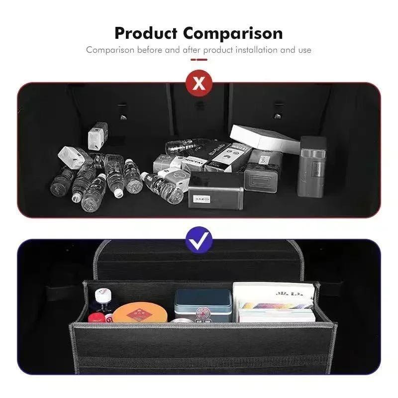 CQW1 Car Trunk Organizer Tool Box Folding Storage Bag Toolbox For Mercedes Benz AMG GLE GLS CLS GLC CLA GLA GLK ML C197 R231 W167 W24