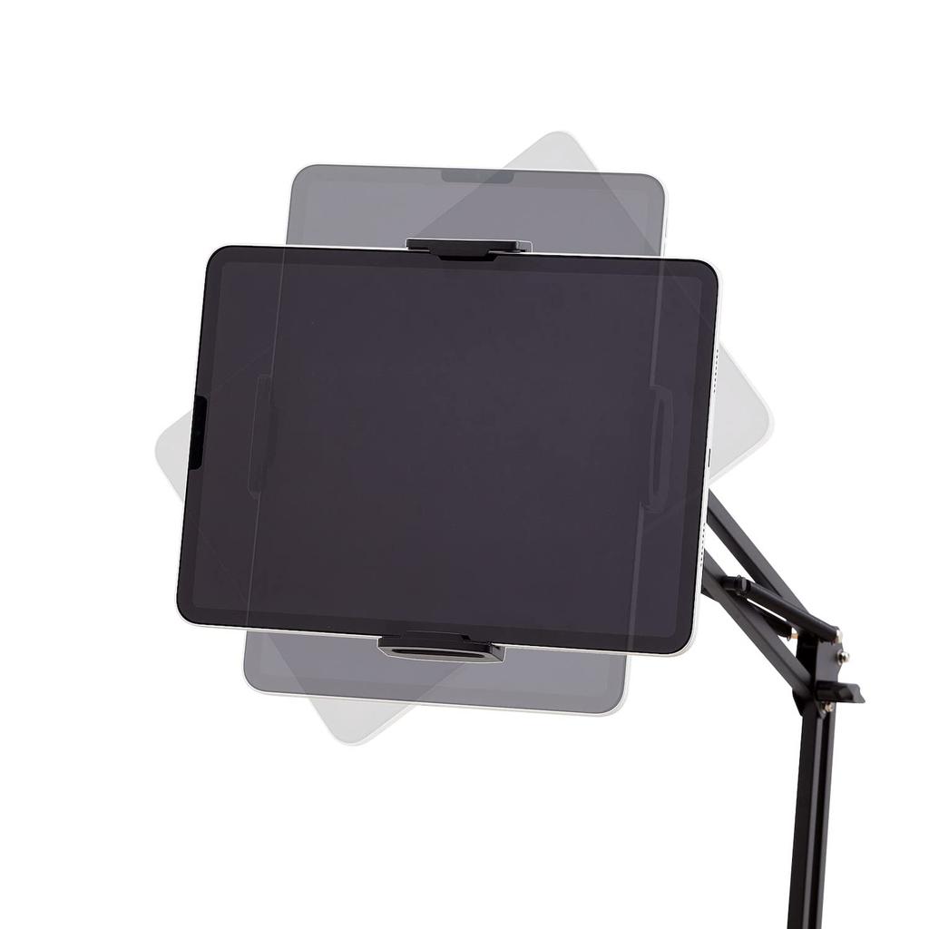 ELECOM Tablet Smartphone Can Install 2 Z Arm Type Main Holder Compatible with To Sub Holder Compatible with To Black Stand, Stand, Devices, Stand, 4.6