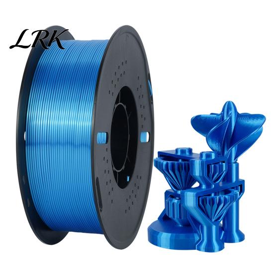 PLA-филамент 1,75 мм Silk, 1 кг на катушке, для 3D-принтеров FDM, блестящий металлик, материал для печати DIY-украшений и моделей