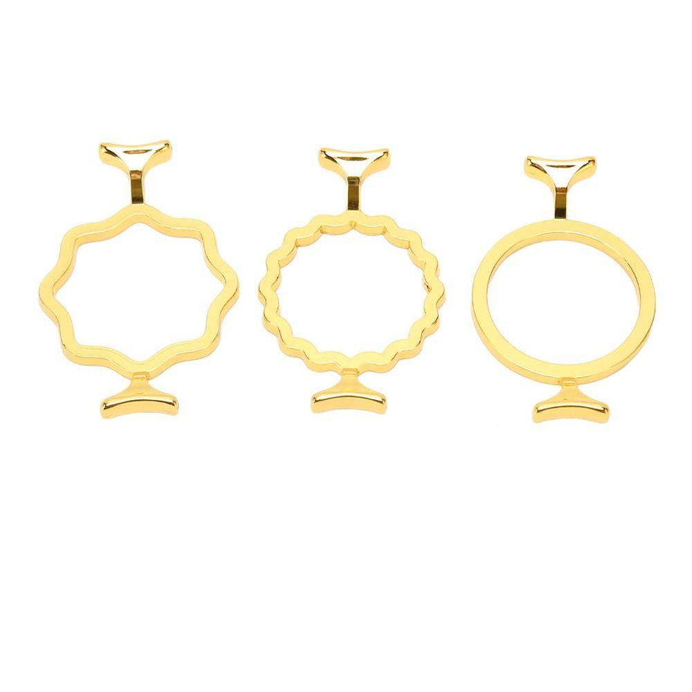 3Pcs 3 Shapes Wax Seal Molds for 2.5cm/0.98in Stamp Wax Seal Stamp Mold Invitations