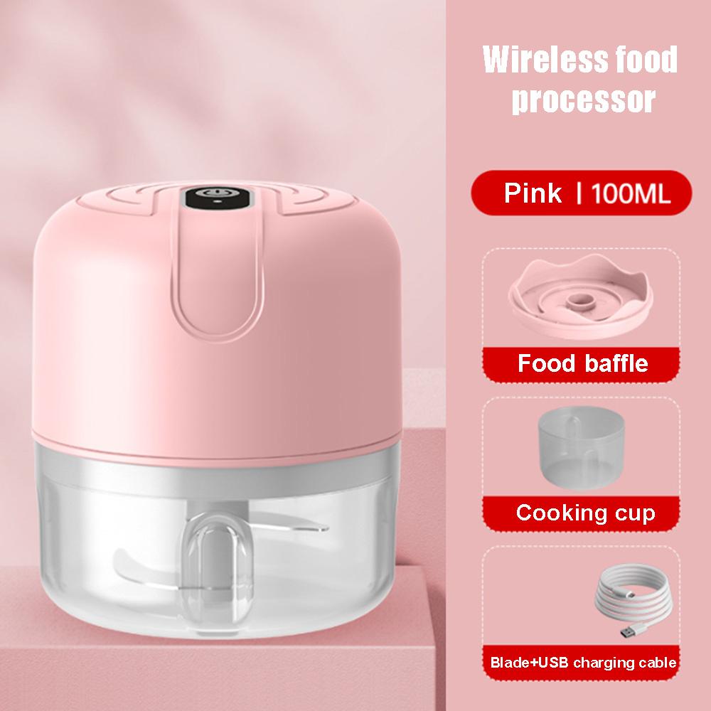 100/250 мл Мини USB Беспроводной Чеснокомалка Пресс Мясорубка Овощной Чили Мясорубка Кухонные Принадлежности