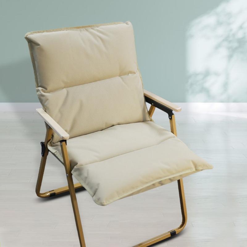 Comfortable Camping Chair Pad Outdoor Chair Cotton Cushion Stadium Seats Pad for Travel Picnic Beach Music Festival