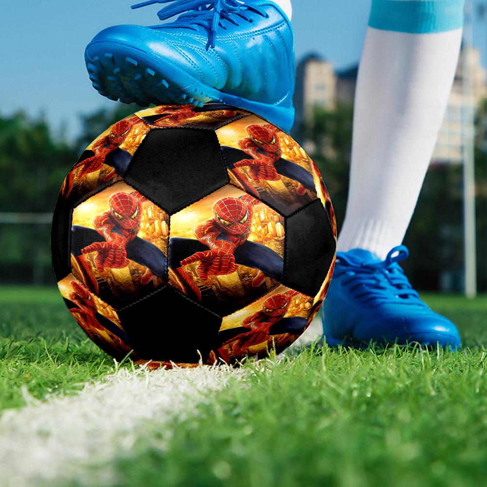 Spider Man Theme Size 5 Soccer Ball, Suitable for Both Indoor and Outdoor Matches, a Gift Suitable for Everyone.