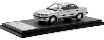 Привет История Масштаб 1/43 Toyota Corolla Седан GT (1987) Изделие с индивидуальной серебряной отделкой