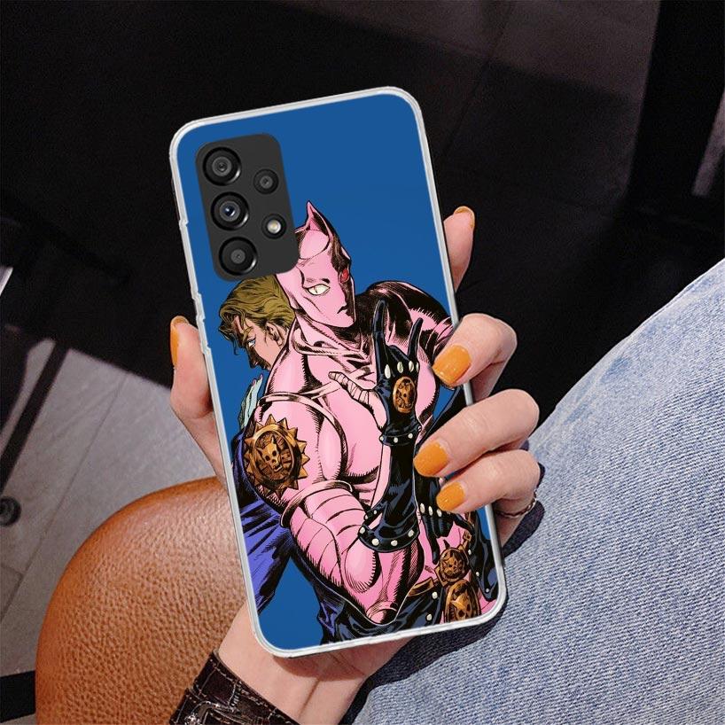Чехол для телефона JoJo Adventure Killer Queen для Samsung Galaxy A17 A16 A15 A14 A13 A57 A56 A55 A54 A53 A37 A36 A35 A34 A33 A26 A25 A2