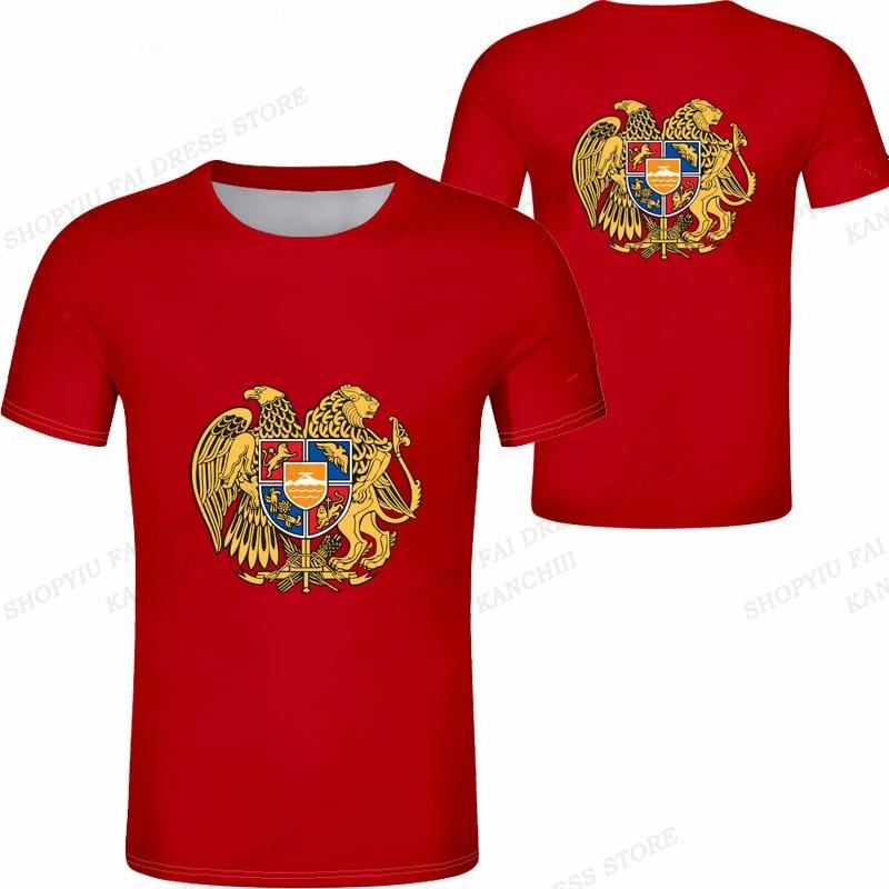 Летняя мужская футболка с флагом Армении, футболка с 3D принтом, мужская и женская мода, топы большого размера, футболки, детская футболка, повседневная футболка с графикой