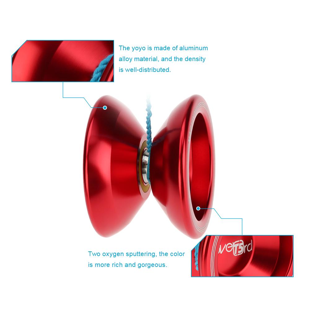 T5 Overlord Алюминиевый сплав Металл Йо-йо 8 Шариков KK Подшипник со Шнуром для Детей Мальчиков Игрушки Профессиональное Магическое Йо-йо