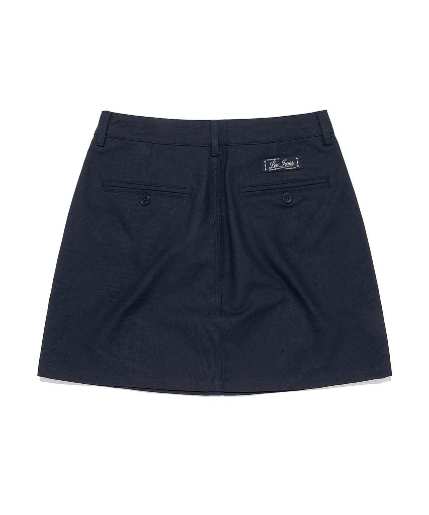 Lee Women'S Cotton Mini Skirt Navy