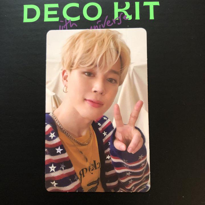 [ИСПОЛЬЗОВАННЫЙ] BTS Jimin случайная коллекционная карточка Deco Kit фотокарточка JIMIN