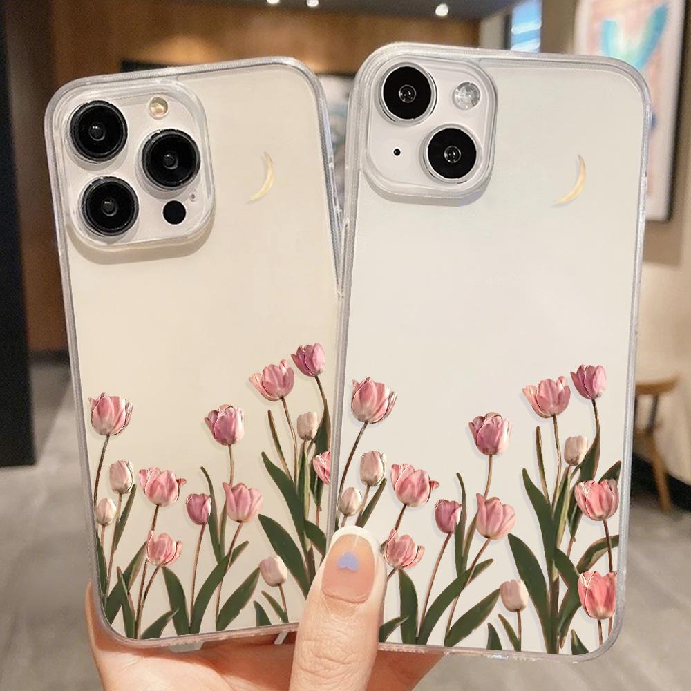 Акриловый чехол для телефона для iPhone 11 12 13 14 Pro 12 14 16 Pro Max для Samsung A16 A36 A56 S24 FE Высококачественный расписной противоударный чехол для мобильного телефона