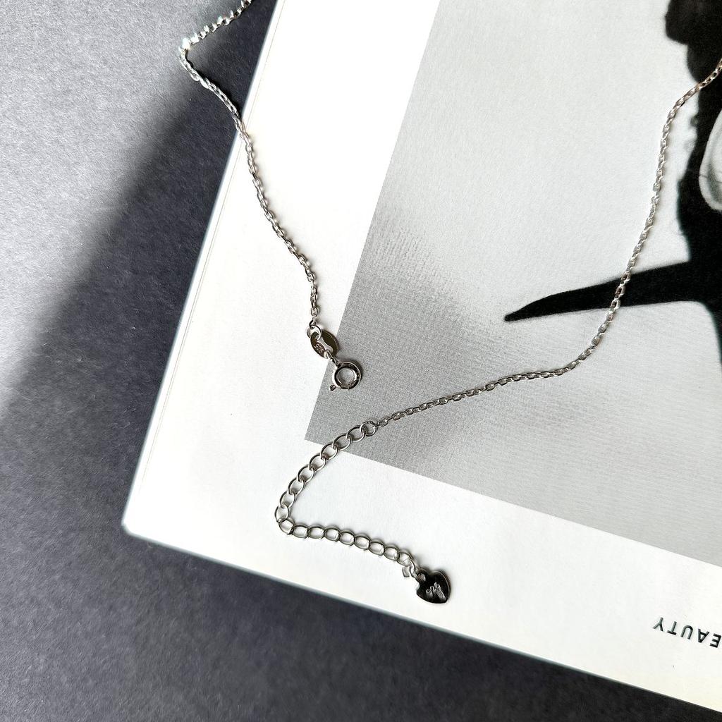 Серебряное колье с без камней, вес изделия 2,84 гр (2159216)