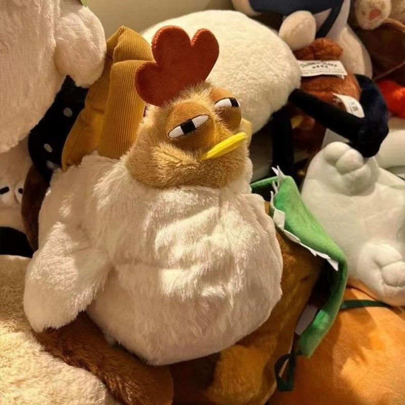 Милая мультяшная плюшевая сумочка и косметичка в виде кукушки