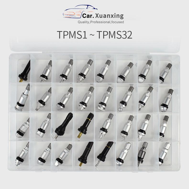 TPMS-25 Tire Valve For Geely Aluminum alloy Car Valve Stem Tire Sensor Kit TPMS Tire pressure sensor Valves Replacement