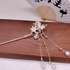 Elegant Butterfly Hair Pin Floral Hairclips Alloy Headpieces Pearls Chain Tassel Hair Sticks Ancient Chinese Style Hair Jewelry