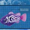4 шт. Электрическая игрушка-рыбка, плавающая в воде, с датчиком движения, светящаяся, активируемая водой, игрушка для купания, игрушка для плавания, детские подарки
