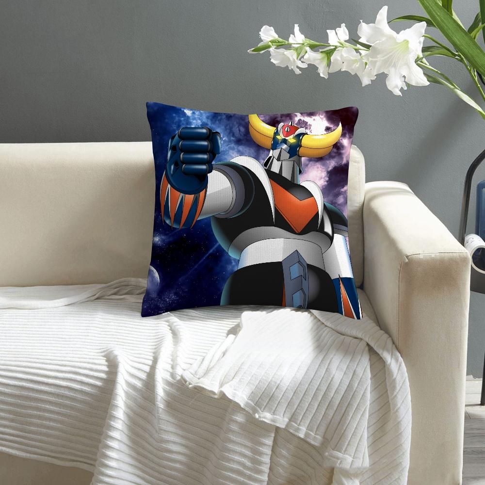 Мультяшная наволочка G-Goldoraks, декоративная для дивана, для дома, с двусторонним принтом, плюшевая, квадратная, чехол для подушки-декора, наволочка
