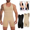 Men Full Body Shaper Sleeveless Slimming Vest Underwear Compression Seamless Bodysuit Shapewear Tummy Control Faja Para Hombres