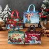 Christmas Gift Bags Christmas Party Decoration Kids Favors 2025 Xmas Santa Claus Hand Bags Navidad Natal New Year Gift 2026