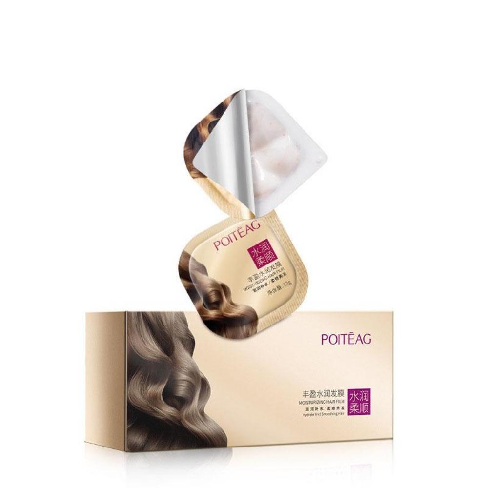 12 мл×6 шт. Женская разглаживающая и увлажняющая маска для волос, улучшает состояние грубых и сухих волос, питает волосы и предотвращает их выпадение