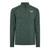 Castore Mens Body Mapped Quarter Zip Fleece Top