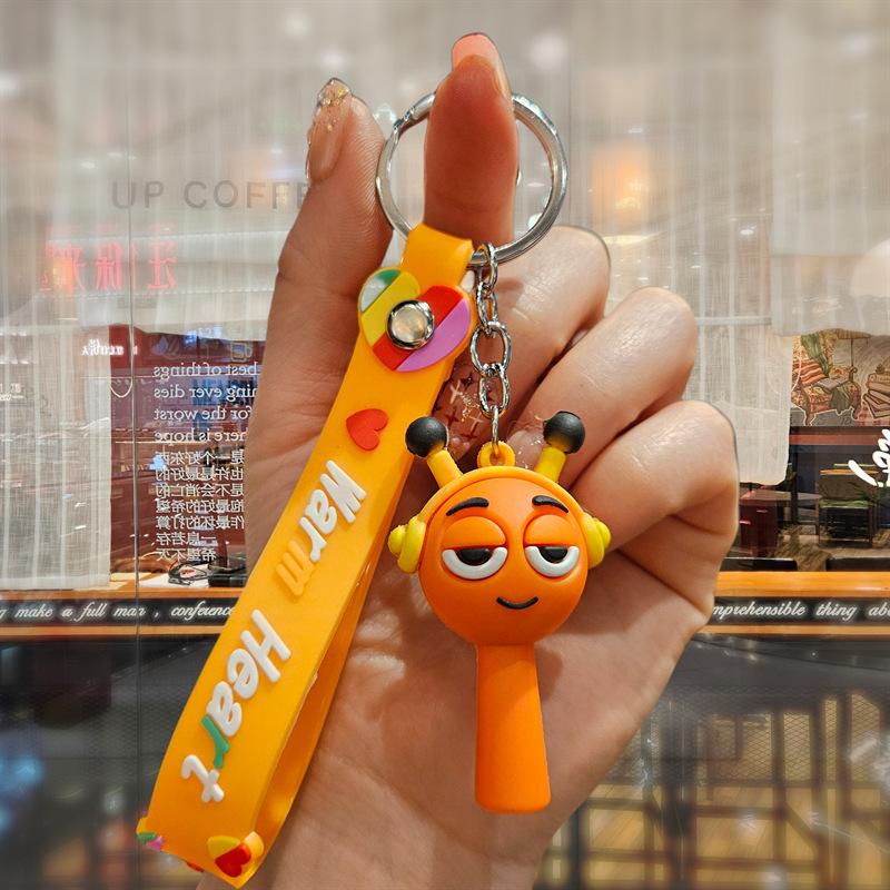 Cartoon Keychain Pendant, Wooden Stick Figure, Key Chain, Blind Box, Tide Play Pendant.