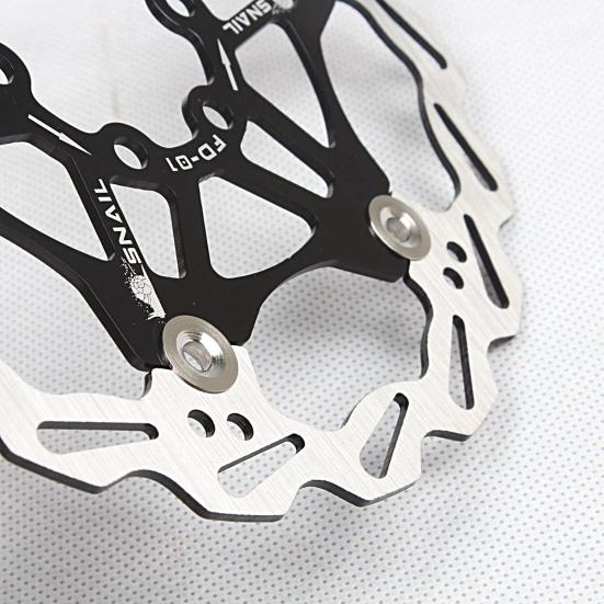 Bicycle Brake Disc Practical Heat Dissipation 6 Bolt Pattern Stainless Steel Disc Brake Rotor Outdoors Supplies