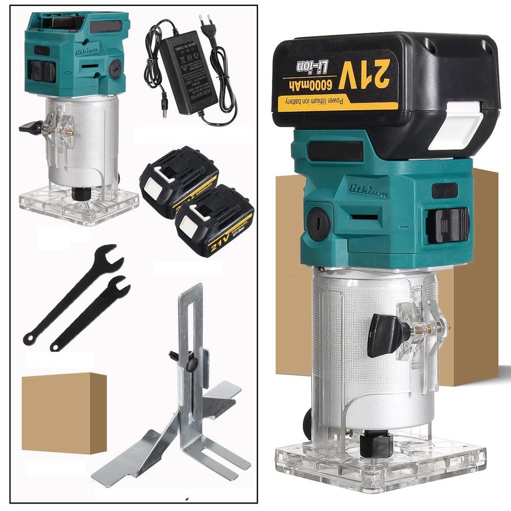 Беспроводной электрический триммер 1280 Вт Деревообработка Гравировка Долбежно-фрезерный станок Фрезерный станок по дереву