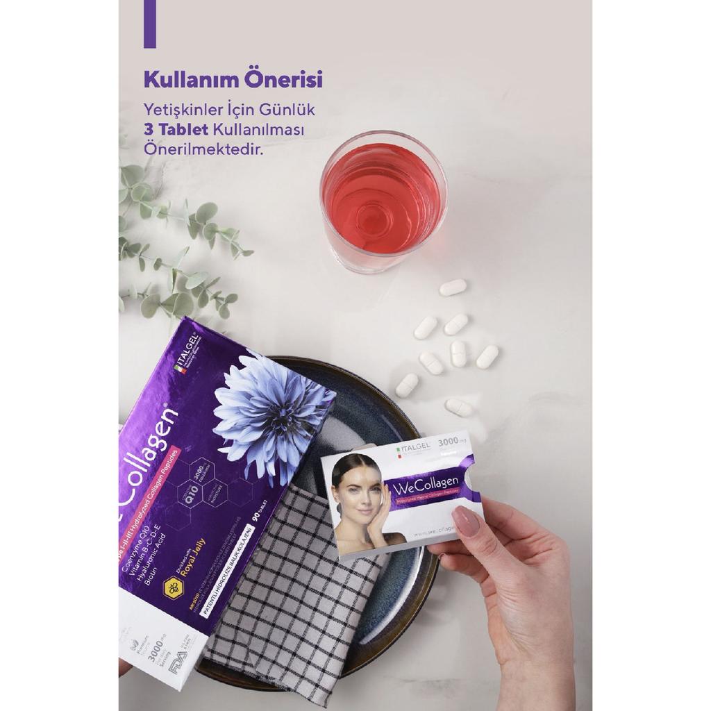 Wecollagen 90 Tablet Vitamin Support Skin Care Collagen