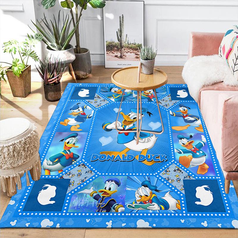1Pc Donald Duck Adventures Rug Office Carpet Indoor Outdoor Doormat Nonslip Soft Comfortable Living Christmas Halloween Xmas Gift D924166