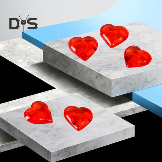 250 шт. акриловых сердечек из искусственного кристалла, полупрозрачных в форме сердца, наполнителей для ваз с искусственными драгоценными камнями для самостоятельного украшения стола на День святого Валентина, свадебной вечеринки