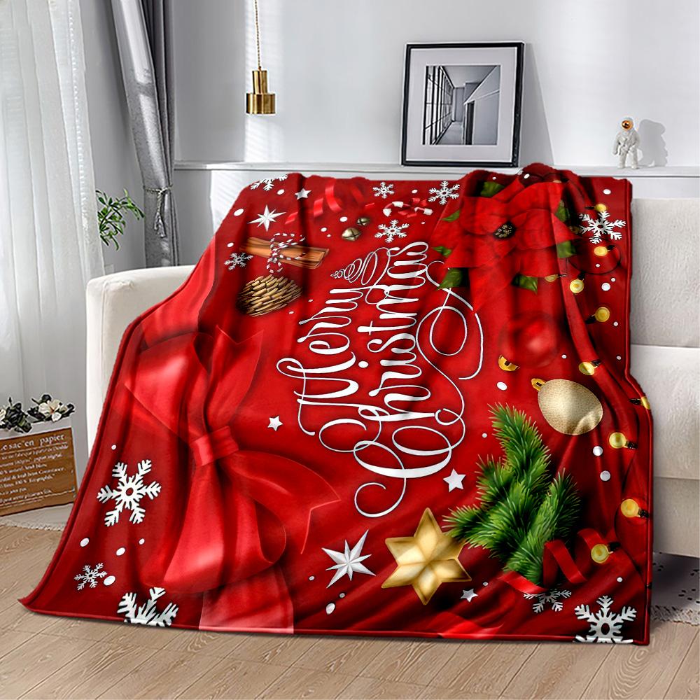 Christmas 220 Blanket Warmthful Decor Suitable for Picnics Seaside Couch Four Seasons Universal Warmthful Decor Birthday Christmas Gift Blanket