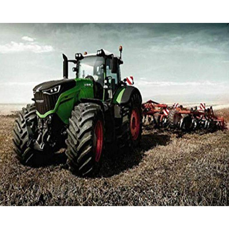 5D Diy Diamond Painting Tractor Rhinestone Art Diamond Embroidery Car Landscape Cross Stitch Full Drill Home Decor Gif