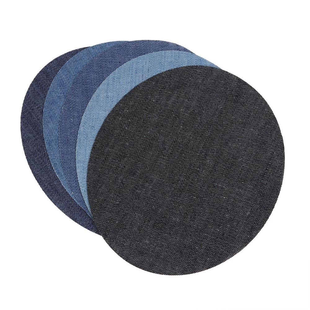 25PCS Blue Denim Patches No Sew Sewing Patches Decoration Set Cloth Patches  Home Use