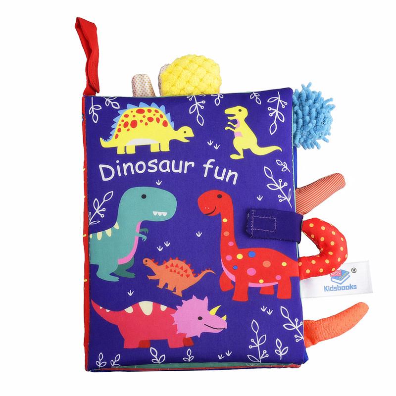 3D Animal Tail Cloth Book for Babies - Tear-Resistant and Quiet