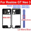 Middle Frame Housing For Realme GT Neo 3 Neo 2 2T GT NEO Flash 5G Middle Frame Holder with Side Power Volume Buttons Parts