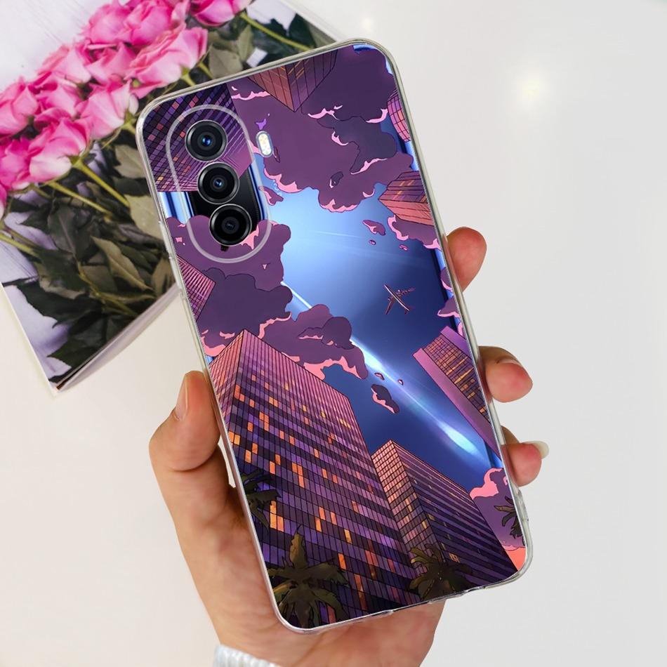 Чехол для Huawei Nova Y70 Plus NOVA Y70 Y 70Plus NovaY70 MGA-LX9 MGA-LX9N Модный узор Мягкий силикон ТПУ Чехлы для телефона