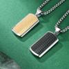 National Style Stamping, Electric Braided Texture Pendant Between Curved Surfaces, European and American Trendy Men's and Women's Pendants.