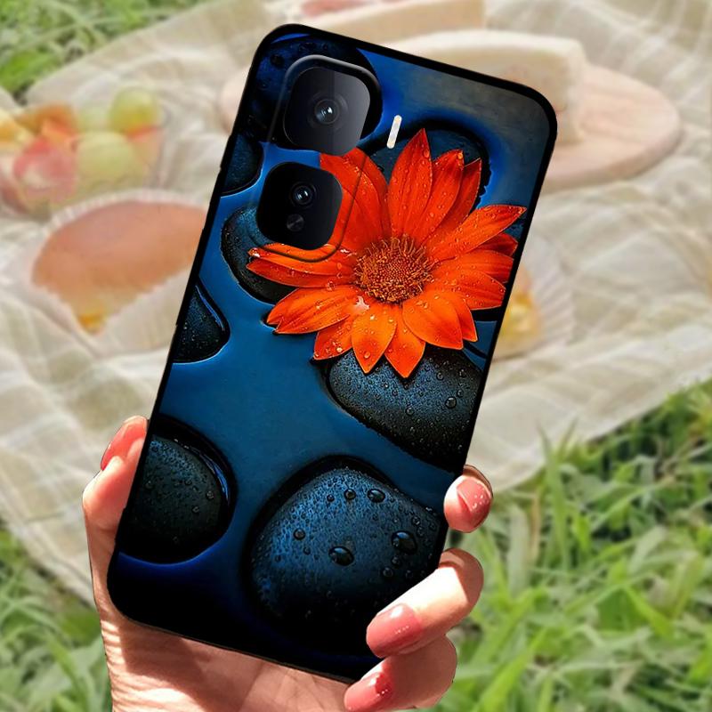 Чехол для VIVO IQOO Neo 10 Черный Мягкий Силикон Защита Задняя Крышка Для VIVO IQOO Neo 10 Pro Чехлы для Телефона Ударопрочный Чехол для Телефона