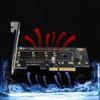 1 шт. Адаптер-удлинитель PCI-Express на M.2 для твердотельного накопителя, карта-конвертер PCIe X1 X4 в M.2 NVMe для SSD 2230 2242 2260 2280