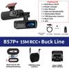 E-ACE Dash Cam UHD 4K для автомобильной камеры ночного видения с GPS WiFi 24-часовая запись парковочного цикла 4K передняя и 1080P задняя с двумя объективами