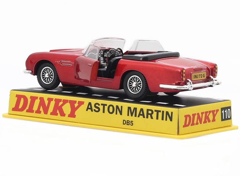 DINKY TOYS Aston Martin DB5 Металлический Красный Aston Martin Dinky Репродукция Литая Модель Автомобиля 1/43