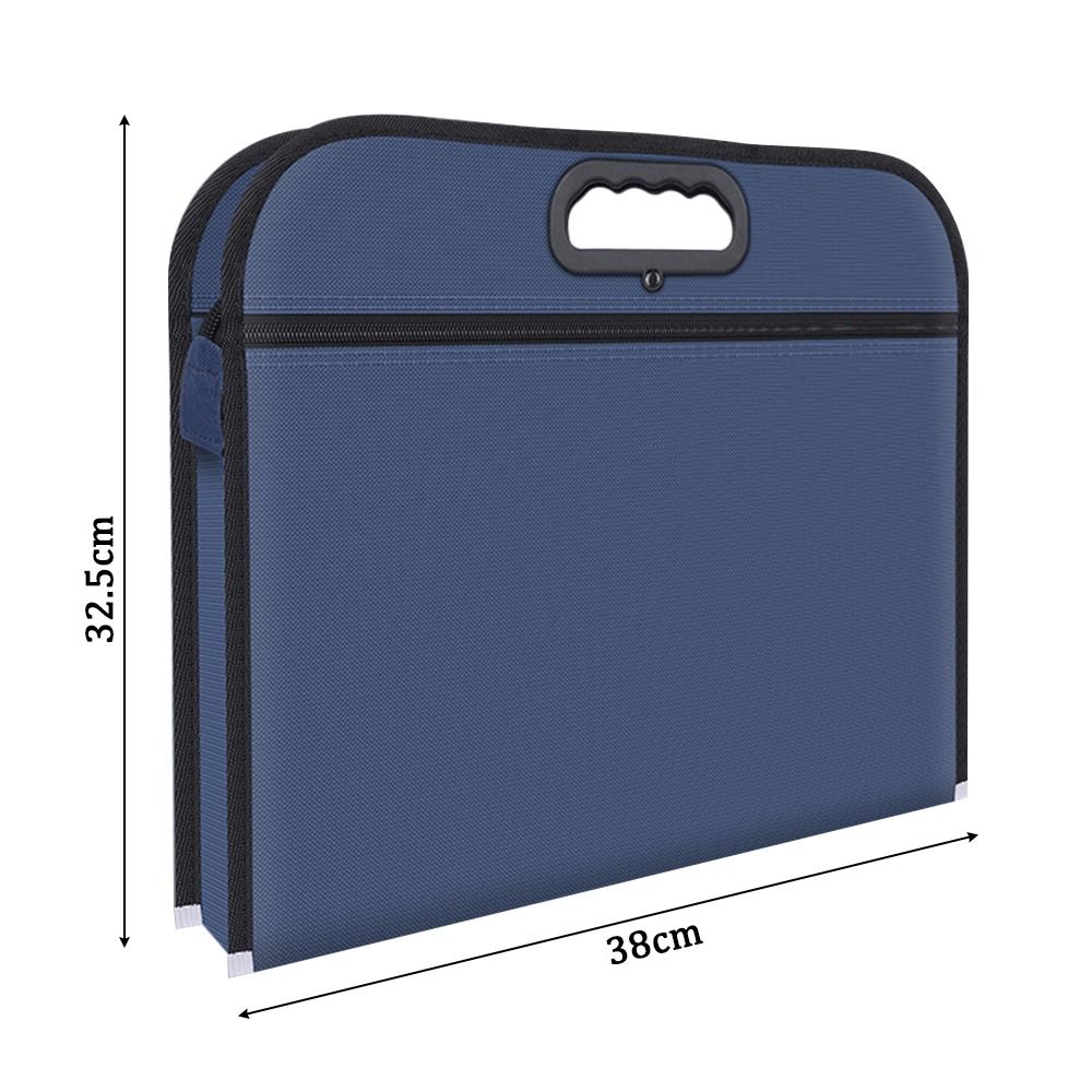 Large Capacity Test Paper Storage Folder Canvas File Organizer Fashion File Bag