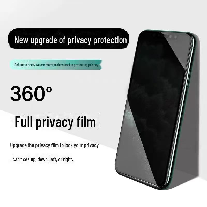 """Матовое закаленное стекло Защитное стекло для экрана для iPhone 15 Pro - Фиолетовый свет, Защита от отпечатков пальцев"""