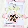 Leopard Print Bag Pendant Braided Rope Braided Rope Keychain Backpack Pendant  For Handbag Decor