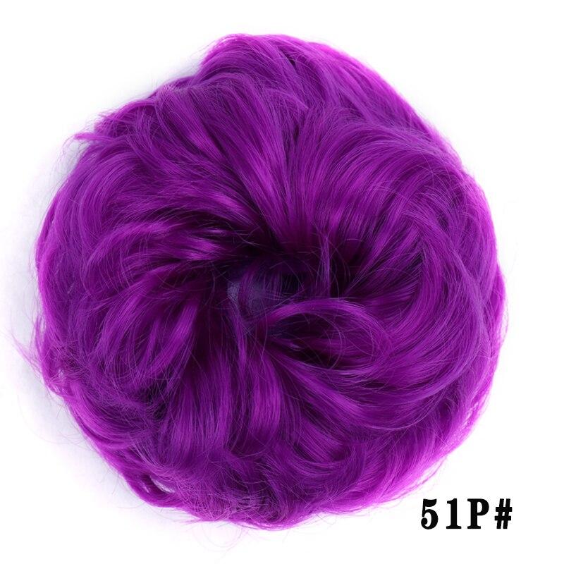 LUPU Резинка для волос шиньон с резинкой, грязный пучок для волос, синтетические натуральные накладные волосы для женщин, высокотемпературное волокно