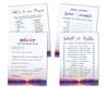 Inkdotpot Bachelorette Party Games Set Bundle Of 4(50 Sheets Each) W Miss To Mrs Gold Banner Nature Fun Bridal Shower Games