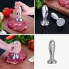 Молоток для размягчения мяса из нержавеющей стали, эргономичная ручка, кухонный молоток, многофункциональный инструмент для размягчения мяса для свиной отбивной, стейка