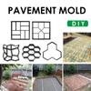 9Styles Садовый декор DIY Подъездная дорожка Бетонная ступенька Мощение Садовая дорожка Форма Патио Камень